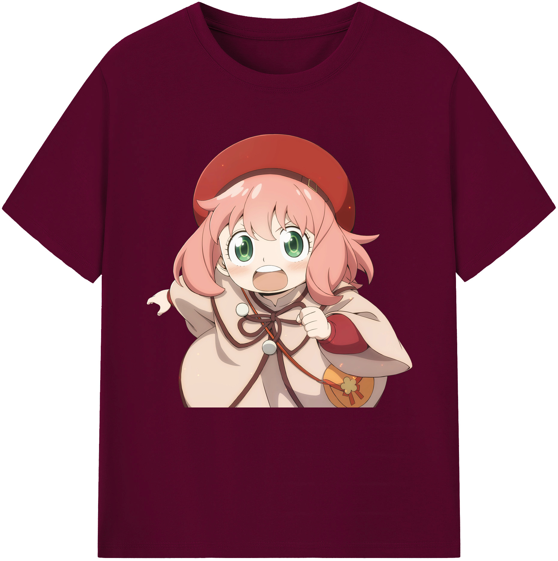 （画像用） SPY×FAMILY间谍家家酒 レディースカジュアルプリントTシャツ（綿100％）